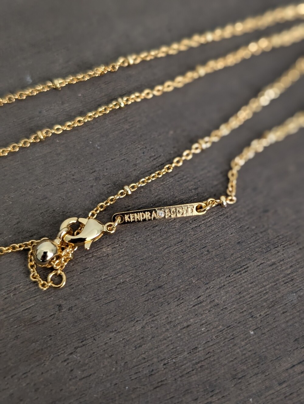 KENDRA SCOTT x DISNEY Elisa Princess Gray Pendant Necklace - Picture 4 of 4